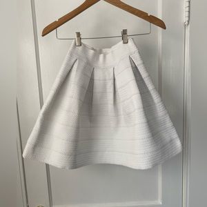 Size XS white preppy Express Skirt